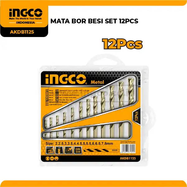 AKDB1125 - MATA BOR BESI SET 12PCS 