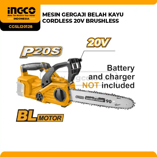 CGSLI20128 - MESIN GERGAJI BELAH KAYU 20V BRUSHLESS