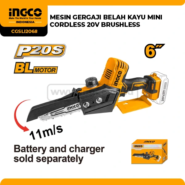 CGSLI2068 - MESIN GERGAJI BELAH KAYU MINI
 20V BRUSHLESS