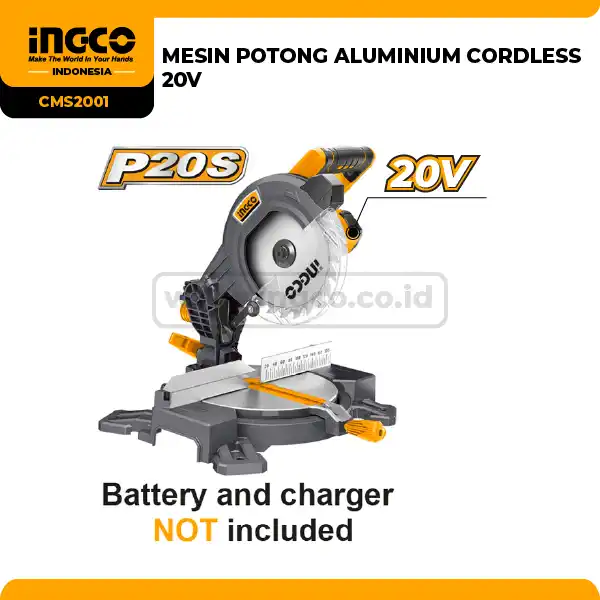 CMS2001 - MESIN POTONG ALUMINIUM CORDLESS 20V