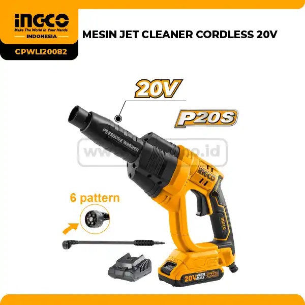CPWLI20082 - MESIN JET CLEANER CORDLESS 20V ==> CPWLI20362