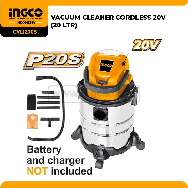 CVLI2005 - VACUUM CLEANER CORDLESS 20V (20 LTR) => CVLI2005E