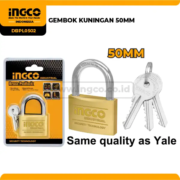 DBPL0502 - GEMBOK KUNINGAN 50MM