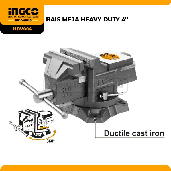 HBV084 - BAIS MEJA HEAVY DUTY 4''
