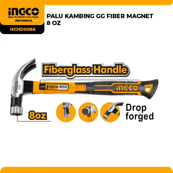 HCHD0086 - PALU KAMBING GG FIBER MAGNET 8 OZ => HCH81008