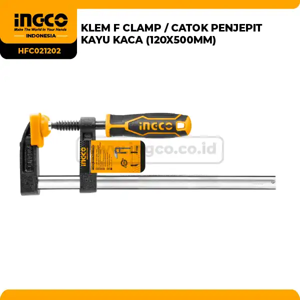 HFC021202 - KLEM F CLAMP / CATOK PENJEPIT KAYU KACA (120X500MM)