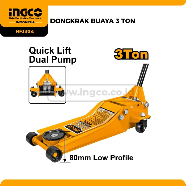 HFJ304 - DONGKRAK BUAYA 3 TON