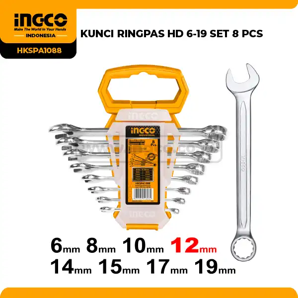 HKSPA1088 - KUNCI RINGPAS HD 6019 SET 8 PCS