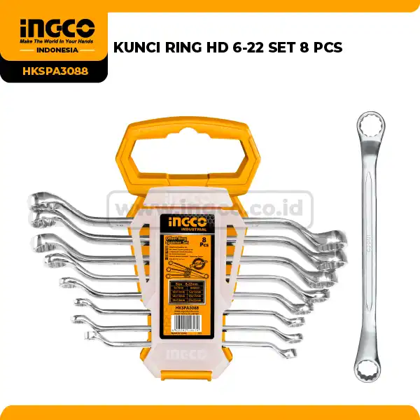 HKSPA3088 - KUNCI RING HD 6022 SET 8 PCS