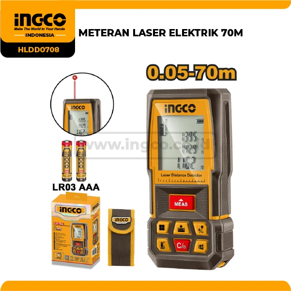 HLDD0708 - METERAN  LASER ELEKTRIK 70M