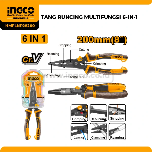 HMFLNP28200 - TANG RUNCING MULTIFUNGSI 6-IN-1