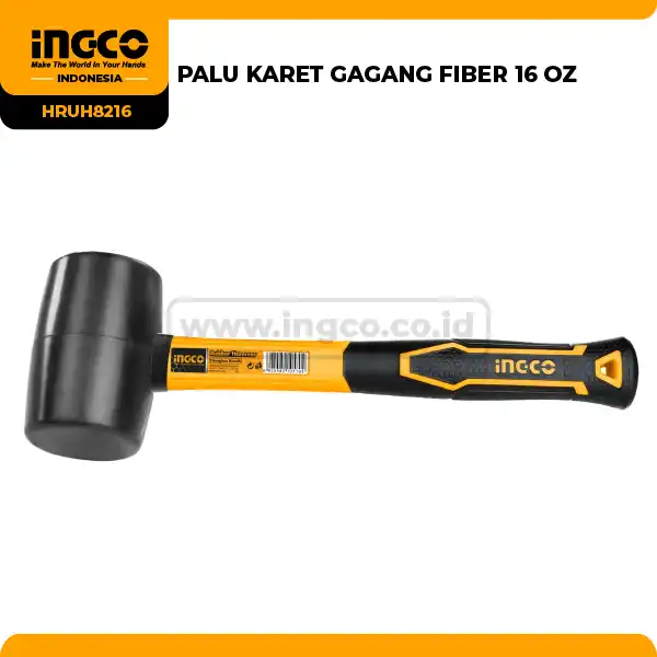 HRUH8216 - PALU KARET GAGANG FIBER 16 OZ => HRUH8816
